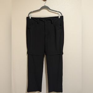Women's Eddie Bauer Convertible Hiking Pants/Shorts Combo In Black